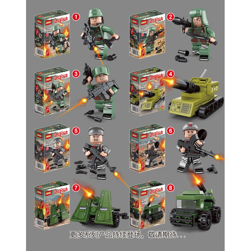 LWCK 90141 non  TÌNH NGUYỆN VIÊN TẤN CÔNG bộ đồ chơi xếp lắp ráp ghép mô hình Military Army Quân Sự Bộ Đội