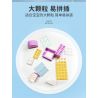 SEMBO 690900 non  ĐỒ CHƠI XIAOLING HỘP ĐỰNG VUI NHỘN bộ đồ chơi xếp lắp ráp ghép mô hình  SWEET BARBACAN Khối Lớn