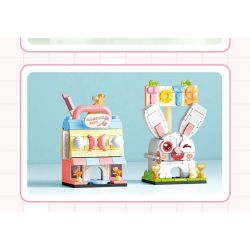 SEMBO 601188 non  CỬA HÀNG BÚP BÊ TONGXIN bộ đồ chơi xếp lắp ráp ghép mô hình 147 khối