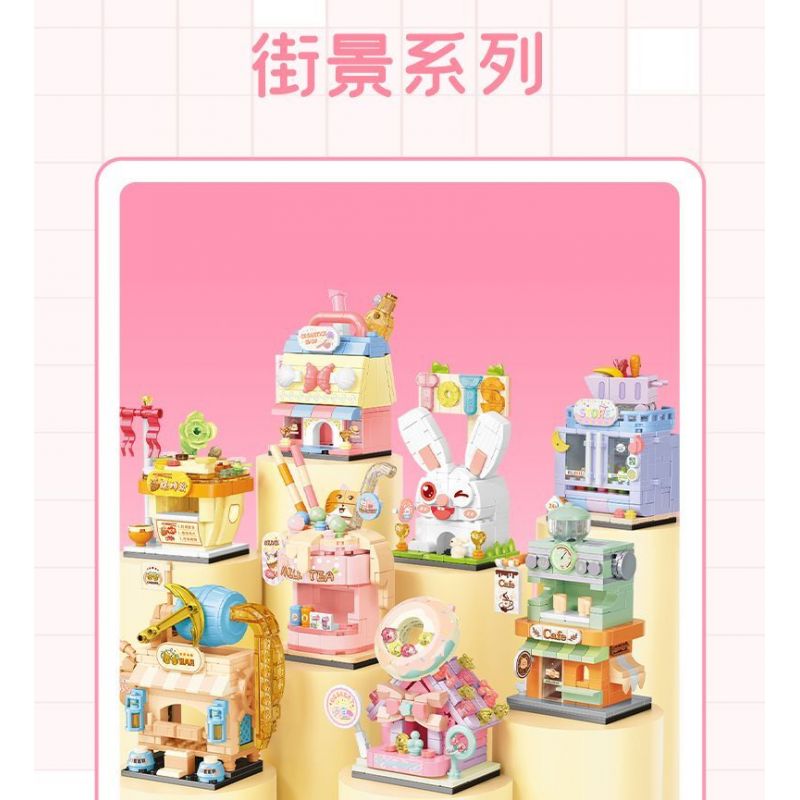 SEMBO 601190 non  CỬA HÀNG TIỆN LỢI SÀO HUY bộ đồ chơi xếp lắp ráp ghép mô hình 190 khối