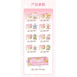 SEMBO 601191 non  QUÁN TRÀ SỮA MIYUE bộ đồ chơi xếp lắp ráp ghép mô hình 169 khối