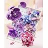 BEAUTIFUL AND 13063 non  KHUNG ẢNH HOA TÍM bộ đồ chơi xếp lắp ráp ghép mô hình Art FLOWER PICTURE FRAME