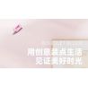 BEAUTIFUL AND 13063 non  KHUNG ẢNH HOA TÍM bộ đồ chơi xếp lắp ráp ghép mô hình Art FLOWER PICTURE FRAME