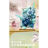 BEAUTIFUL AND 13063 non  KHUNG ẢNH HOA TÍM bộ đồ chơi xếp lắp ráp ghép mô hình Art FLOWER PICTURE FRAME