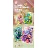 BEAUTIFUL AND 13061 non  KHUNG ẢNH HOA XANH bộ đồ chơi xếp lắp ráp ghép mô hình Art FLOWER PICTURE FRAME