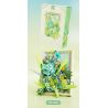 BEAUTIFUL AND 13060 non  KHUNG ẢNH HOA MÀU XANH bộ đồ chơi xếp lắp ráp ghép mô hình Art FLOWER PICTURE FRAME