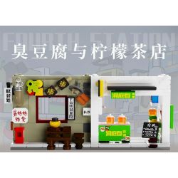 SEMBO 608067 non  WEN HEYOU LỐI VÀO PHỐ FOREVER bộ đồ chơi xếp lắp ráp ghép mô hình 272 khối