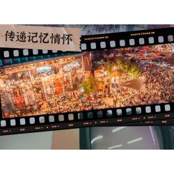 SEMBO 608064 non  WEN HEYOU NAM CHÂM TỦ LẠNH TÔM CÀNG bộ đồ chơi xếp lắp ráp ghép mô hình 193 khối