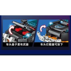 WOMA C5003 5003 non  4 LOẠI XE CẢNH SÁT bộ đồ chơi xếp lắp ráp ghép mô hình Racers SWAT Đua Tốc Độ 1225 khối