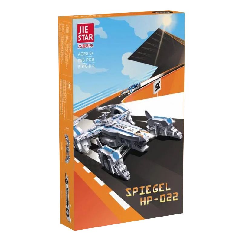 JIESTAR 58080 non Lego XE ĐUA CÔNG THỨC CỰC KỲ THÔNG MINH SPIEGEL HP-022 bộ đồ chơi xếp lắp ráp ghép mô hình Movie & Game Phim Và Trò Chơi 596 khối