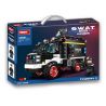 WOMA C5001 5001 non  ĐỘI SWAT XE BỌC THÉP ĐỊA HÌNH GUARDIAN bộ đồ chơi xếp lắp ráp ghép mô hình City Thành Phố 354 khối