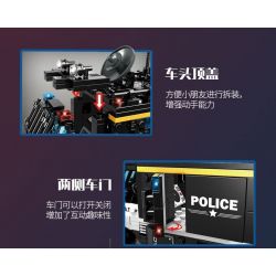 WOMA C5001 5001 non  ĐỘI SWAT XE BỌC THÉP ĐỊA HÌNH GUARDIAN bộ đồ chơi xếp lắp ráp ghép mô hình City Thành Phố 354 khối