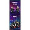 WOMA C5001 5001 non  ĐỘI SWAT XE BỌC THÉP ĐỊA HÌNH GUARDIAN bộ đồ chơi xếp lắp ráp ghép mô hình City Thành Phố 354 khối