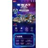 WOMA C5004 5004 non  ĐỘI SWAT CÔNG NGHỆ XE TẢI GIAO HÀNG VŨ TRANG TIÊN PHONG bộ đồ chơi xếp lắp ráp ghép mô hình City Thành Phố 760 khối