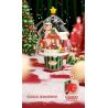 WEKKI 516157 non  HỘP NHẠC HỘI THẢO GIÁNG SINH bộ đồ chơi xếp lắp ráp ghép mô hình Creator SANTA'S FACTORY MUSIC BOX Sáng Tạo