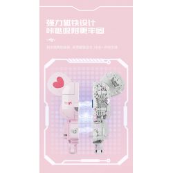 JAKI JK6250-2 6250-2 JK6250-3 6250-3 JK6250-4 6250-4 JK6250-1 6250-1 non  SÁNG TẠO HỢP THỜI TRANG DỤNG CỤ THU HÚT GẤU TỪ TÍNH bộ đồ chơi xếp lắp ráp ghép mô hình