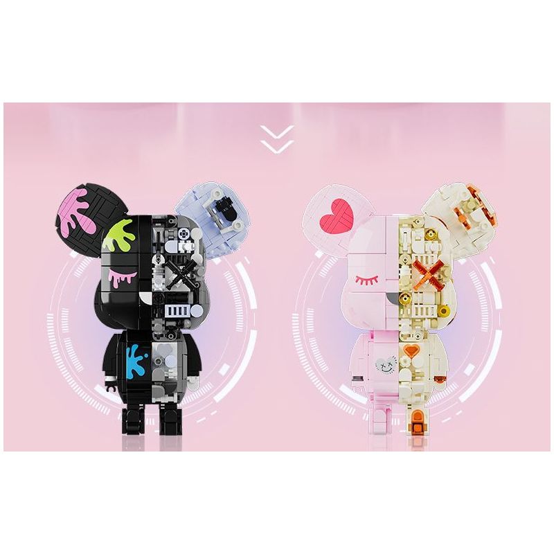 JAKI JK6250-2 6250-2 JK6250-3 6250-3 JK6250-4 6250-4 JK6250-1 6250-1 non  SÁNG TẠO HỢP THỜI TRANG DỤNG CỤ THU HÚT GẤU TỪ TÍNH bộ đồ chơi xếp lắp ráp ghép mô hình