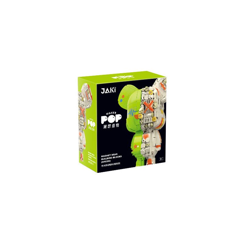 JAKI JK6250-2 6250-2 JK6250-3 6250-3 JK6250-4 6250-4 JK6250-1 6250-1 non  SÁNG TẠO HỢP THỜI TRANG DỤNG CỤ THU HÚT GẤU TỪ TÍNH bộ đồ chơi xếp lắp ráp ghép mô hình