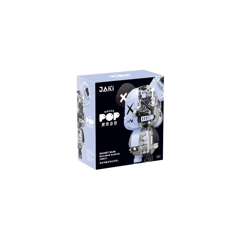 JAKI JK6250-2 6250-2 JK6250-3 6250-3 JK6250-4 6250-4 JK6250-1 6250-1 non  SÁNG TẠO HỢP THỜI TRANG DỤNG CỤ THU HÚT GẤU TỪ TÍNH bộ đồ chơi xếp lắp ráp ghép mô hình