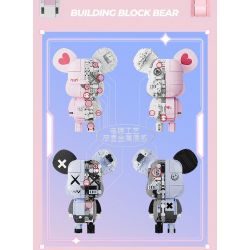 JAKI JK6250-2 6250-2 JK6250-3 6250-3 JK6250-4 6250-4 JK6250-1 6250-1 non  SÁNG TẠO HỢP THỜI TRANG DỤNG CỤ THU HÚT GẤU TỪ TÍNH bộ đồ chơi xếp lắp ráp ghép mô hình