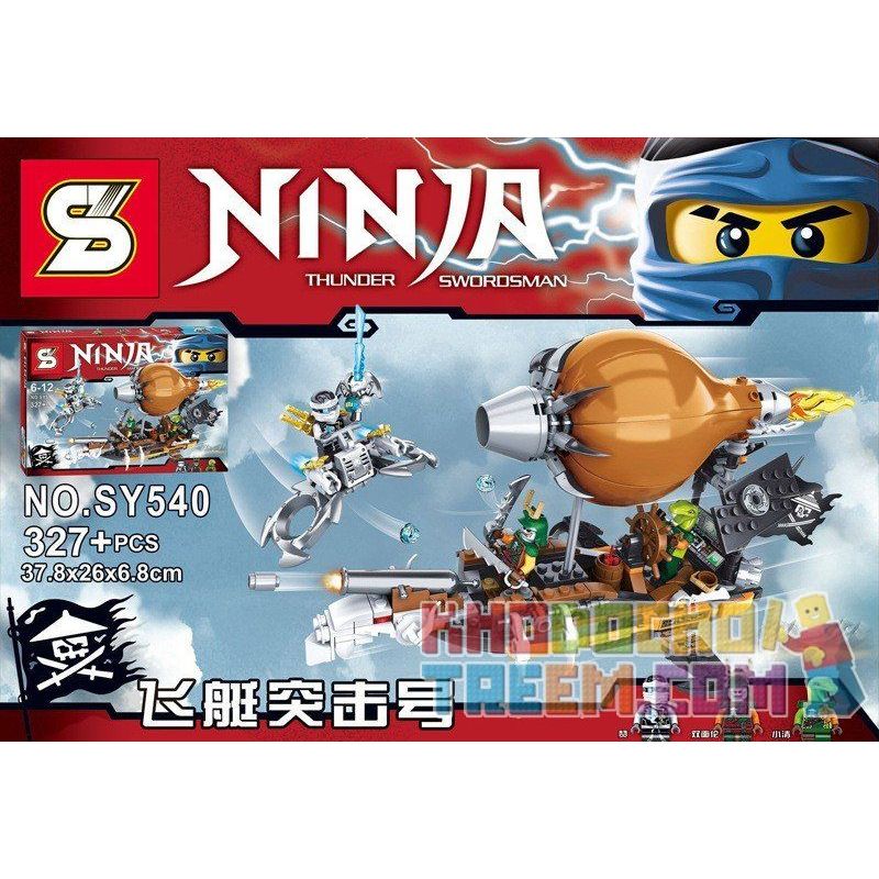 NOT The Lego Ninjago Movie 70603 Raid Zeppelin Assault Airship , Bela 10448  Lari 10448 LELE 79231 LEPIN 06029 SHENG YUAN SY 540 SY540 Xếp hình Tấn Công  Khinh Khí Cầu Hải Tặc giá sốc rẻ nhất