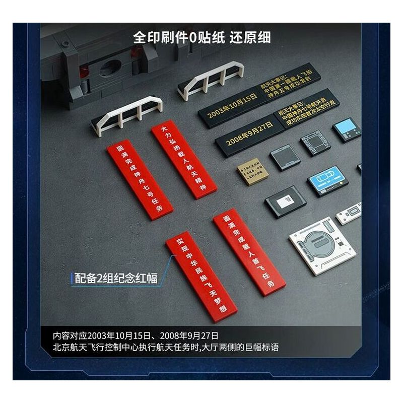 KEEPPLEY K10225 10225 non  CÁC SỰ KIỆN CHÍNH CỦA DỰ ÁN DU HÀNH VŨ TRỤ CÓ NGƯỜI LÁI TRUNG QUỐC bộ đồ chơi xếp lắp ráp ghép mô hình City Thành Phố