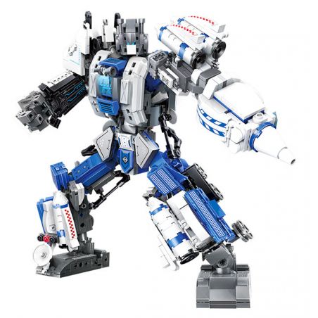 QMAN ENLIGHTEN KEEPPLEY 41312 non  ÁO GIÁP CHIẾN ĐẤU KHÔNG GIAN 5 KẾT HỢP bộ đồ chơi xếp lắp ráp ghép mô hình 1065 khối