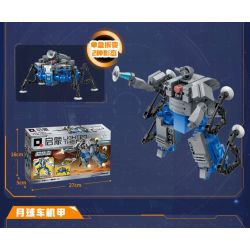 QMAN ENLIGHTEN KEEPPLEY 41312 non  ÁO GIÁP CHIẾN ĐẤU KHÔNG GIAN 5 KẾT HỢP bộ đồ chơi xếp lắp ráp ghép mô hình 1065 khối