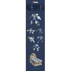 QMAN ENLIGHTEN KEEPPLEY 41312 non  ÁO GIÁP CHIẾN ĐẤU KHÔNG GIAN 5 KẾT HỢP bộ đồ chơi xếp lắp ráp ghép mô hình 1065 khối