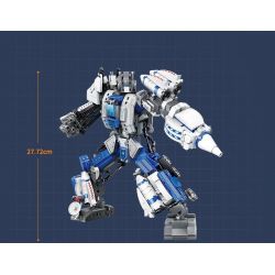 QMAN ENLIGHTEN KEEPPLEY 41312 non  ÁO GIÁP CHIẾN ĐẤU KHÔNG GIAN 5 KẾT HỢP bộ đồ chơi xếp lắp ráp ghép mô hình 1065 khối