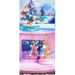 DOMICHA D1003 1003 non  HỘP NHẠC BẢN TÌNH CA MÙA ĐÔNG bộ đồ chơi xếp lắp ráp ghép mô hình Creator Sáng Tạo 488 khối