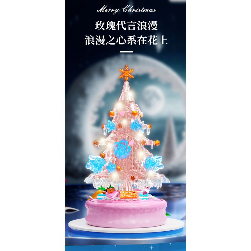 DOMICHA D1003 1003 non  HỘP NHẠC BẢN TÌNH CA MÙA ĐÔNG bộ đồ chơi xếp lắp ráp ghép mô hình Creator Sáng Tạo 488 khối