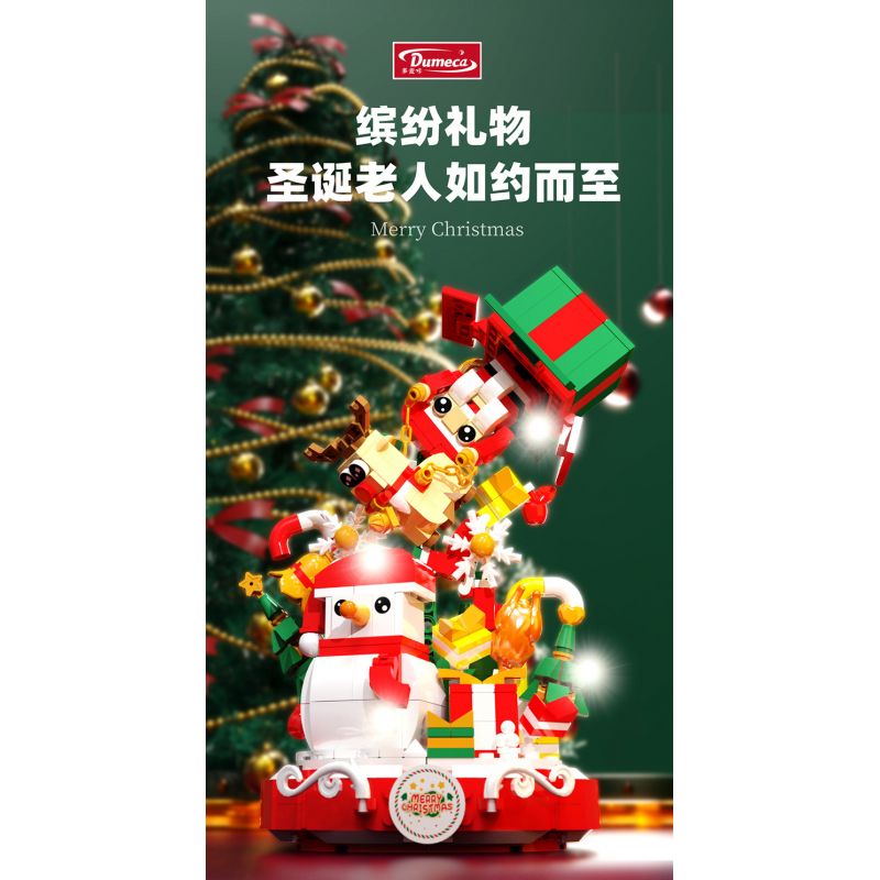 DOMICHA D2009 2009 non  QUÀ TẶNG GIÁNG SINH ĐẦY MÀU SẮC bộ đồ chơi xếp lắp ráp ghép mô hình Creator CHRISTMAS GIFT Sáng Tạo