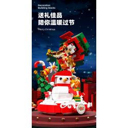 DOMICHA D2009 2009 non  QUÀ TẶNG GIÁNG SINH ĐẦY MÀU SẮC bộ đồ chơi xếp lắp ráp ghép mô hình Creator CHRISTMAS GIFT Sáng Tạo