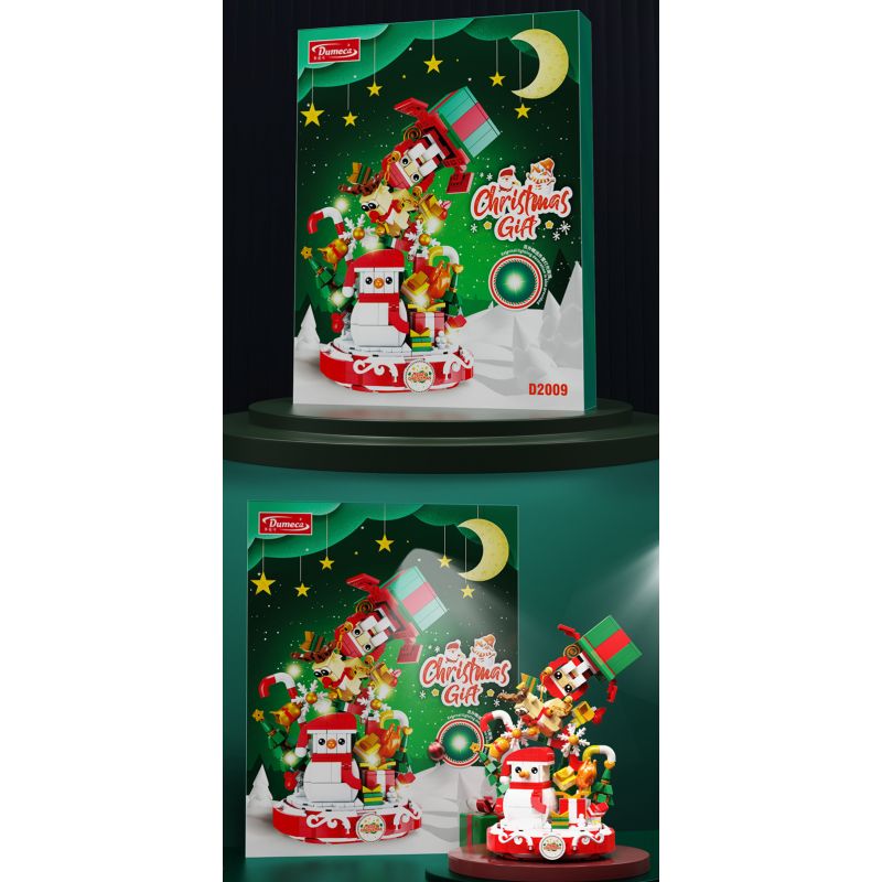 DOMICHA D2009 2009 non  QUÀ TẶNG GIÁNG SINH ĐẦY MÀU SẮC bộ đồ chơi xếp lắp ráp ghép mô hình Creator CHRISTMAS GIFT Sáng Tạo