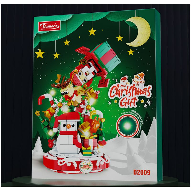 DOMICHA D2009 2009 non  QUÀ TẶNG GIÁNG SINH ĐẦY MÀU SẮC bộ đồ chơi xếp lắp ráp ghép mô hình Creator CHRISTMAS GIFT Sáng Tạo