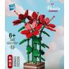 ZUANMA 101-13 non  ĐỖ QUYÊN bộ đồ chơi xếp lắp ráp ghép mô hình Creator RHODODENDRON SIMSII PLANCH Sáng Tạo 926 khối