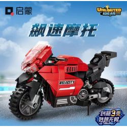 QMAN ENLIGHTEN KEEPPLEY 42114 non  Ý TƯỞNG TUYỆT VỜI KHÔNG GIỚI HẠN XE MÁY TĂNG TỐC bộ đồ chơi xếp lắp ráp ghép mô hình Creator Sáng Tạo 338 khối