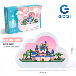 GOQI GQ-3007 3007 GQ3007 non  ĐÈN GƯƠNG ĐÁM MÂY GQ NGỦ CLOUD CASTLE YUNTAI STORY bộ đồ chơi xếp lắp ráp ghép mô hình 833 khối