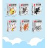 JIESTAR 58109 non  THIÊN ĐƯỜNG THÚ CƯNG DỄ THƯƠNG 6 LOẠI MÈO XIÊM RAGDOLL BÒ MAY MẮN CAM ĐUÔI CỤT bộ đồ chơi xếp lắp ráp ghép mô hình Creator PET PARADISE Sáng Tạo 627 khối