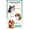 JIESTAR 37300 non  THIÊN ĐƯỜNG THÚ CƯNG DỄ THƯƠNG 6 LOẠI YORKSHIRE TERRIER SHIBA INU PUG SÓC HUSKY CORGI bộ đồ chơi xếp lắp ráp ghép mô hình Creator PET PARADISE Sáng Tạo 661 khối
