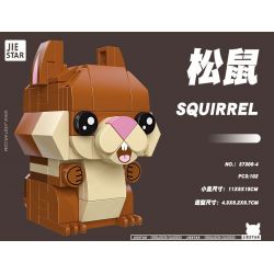 JIESTAR 37300 non  THIÊN ĐƯỜNG THÚ CƯNG DỄ THƯƠNG 6 LOẠI YORKSHIRE TERRIER SHIBA INU PUG SÓC HUSKY CORGI bộ đồ chơi xếp lắp ráp ghép mô hình Creator PET PARADISE Sáng Tạo 661 khối