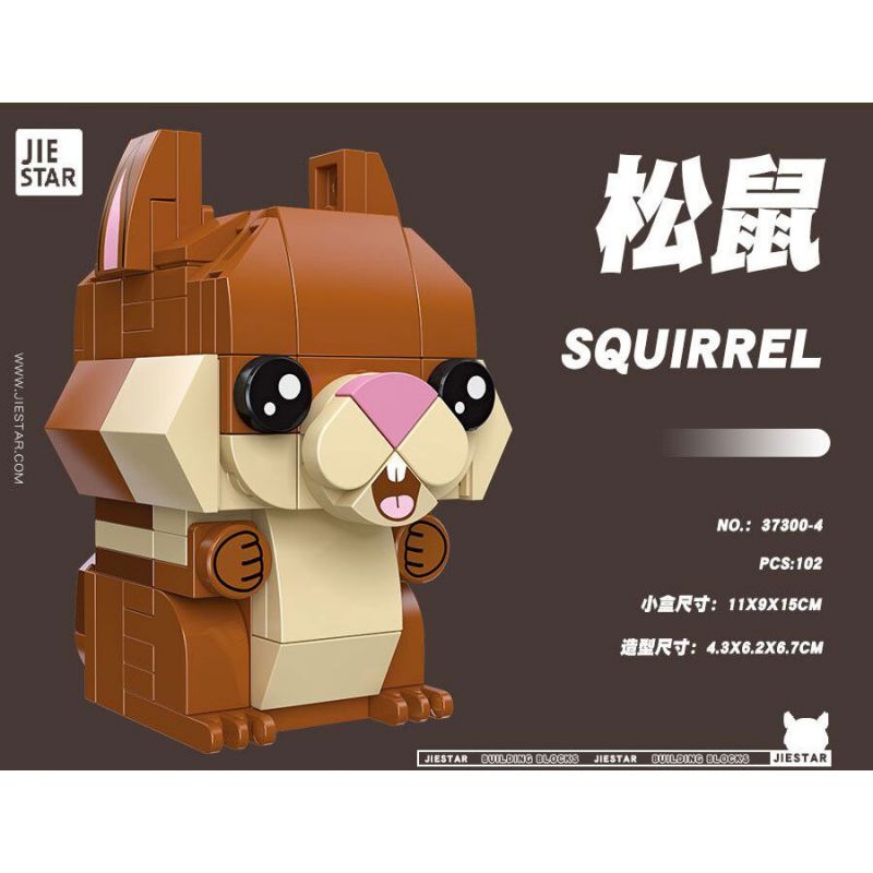 JIESTAR 37300 non  THIÊN ĐƯỜNG THÚ CƯNG DỄ THƯƠNG 6 LOẠI YORKSHIRE TERRIER SHIBA INU PUG SÓC HUSKY CORGI bộ đồ chơi xếp lắp ráp ghép mô hình Creator PET PARADISE Sáng Tạo 661 khối