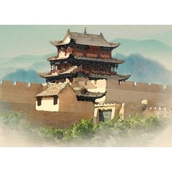 MEGA BLOKS HVH42 non  VẠN LÝ TRƯỜNG THÀNH GIA DỤC QUAN bộ đồ chơi xếp lắp ráp ghép mô hình Creator THE BEATLES Sáng Tạo 681 khối