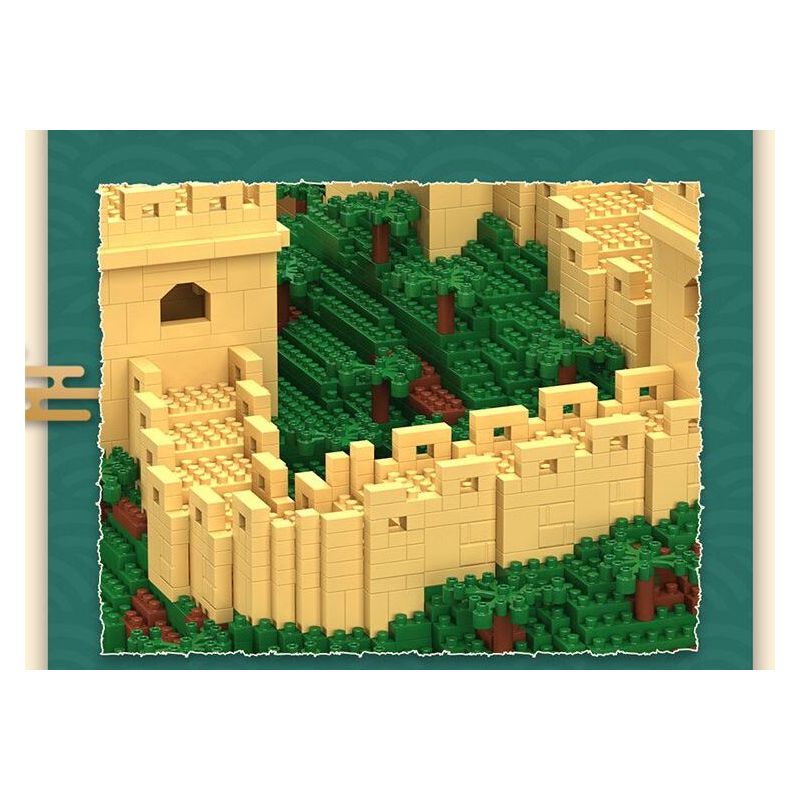 MEGA BLOKS HVH42 non  VẠN LÝ TRƯỜNG THÀNH GIA DỤC QUAN bộ đồ chơi xếp lắp ráp ghép mô hình Creator THE BEATLES Sáng Tạo 681 khối