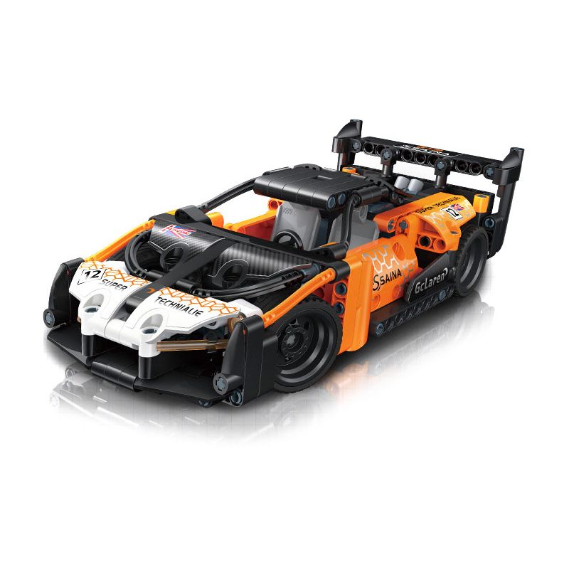 GUDI 70101 non Lego CÔNG NGHỆ SIÊU TÍCH LŨY ĐUA XE ĐIÊN CUỒNG GOD OF WAR SENNA GTR bộ đồ chơi xếp lắp ráp ghép mô hình Technic Kỹ Thuật Công Nghệ Cao Mô Hình Phương Tiện 332 khối