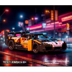 GUDI 70101 non  CÔNG NGHỆ SIÊU TÍCH LŨY ĐUA XE ĐIÊN CUỒNG GOD OF WAR SENNA GTR bộ đồ chơi xếp lắp ráp ghép mô hình  Kỹ Thuật Công Nghệ Cao Mô Hình Phương Tiện 332 khối