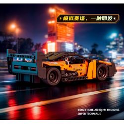 GUDI 70101 non  CÔNG NGHỆ SIÊU TÍCH LŨY ĐUA XE ĐIÊN CUỒNG GOD OF WAR SENNA GTR bộ đồ chơi xếp lắp ráp ghép mô hình  Kỹ Thuật Công Nghệ Cao Mô Hình Phương Tiện 332 khối