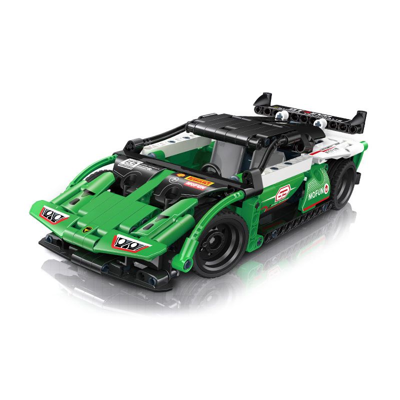 GUDI 70102 non Lego CÔNG NGHỆ SIÊU TÍCH LŨY ĐUA XE ĐIÊN CUỒNG GREEN SHADOW BULL EVO2 tỷ lệ 1:18 bộ đồ chơi xếp lắp ráp ghép mô hình Technic Kỹ Thuật Công Nghệ Cao Mô Hình Phương Tiện 325 khối