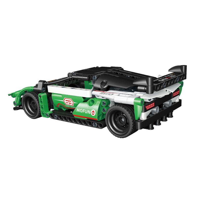 GUDI 70102 non  CÔNG NGHỆ SIÊU TÍCH LŨY ĐUA XE ĐIÊN CUỒNG GREEN SHADOW BULL EVO2 tỷ lệ 1:18 bộ đồ chơi xếp lắp ráp ghép mô hình  Kỹ Thuật Công Nghệ Cao Mô Hình Phương Tiện 325 khối